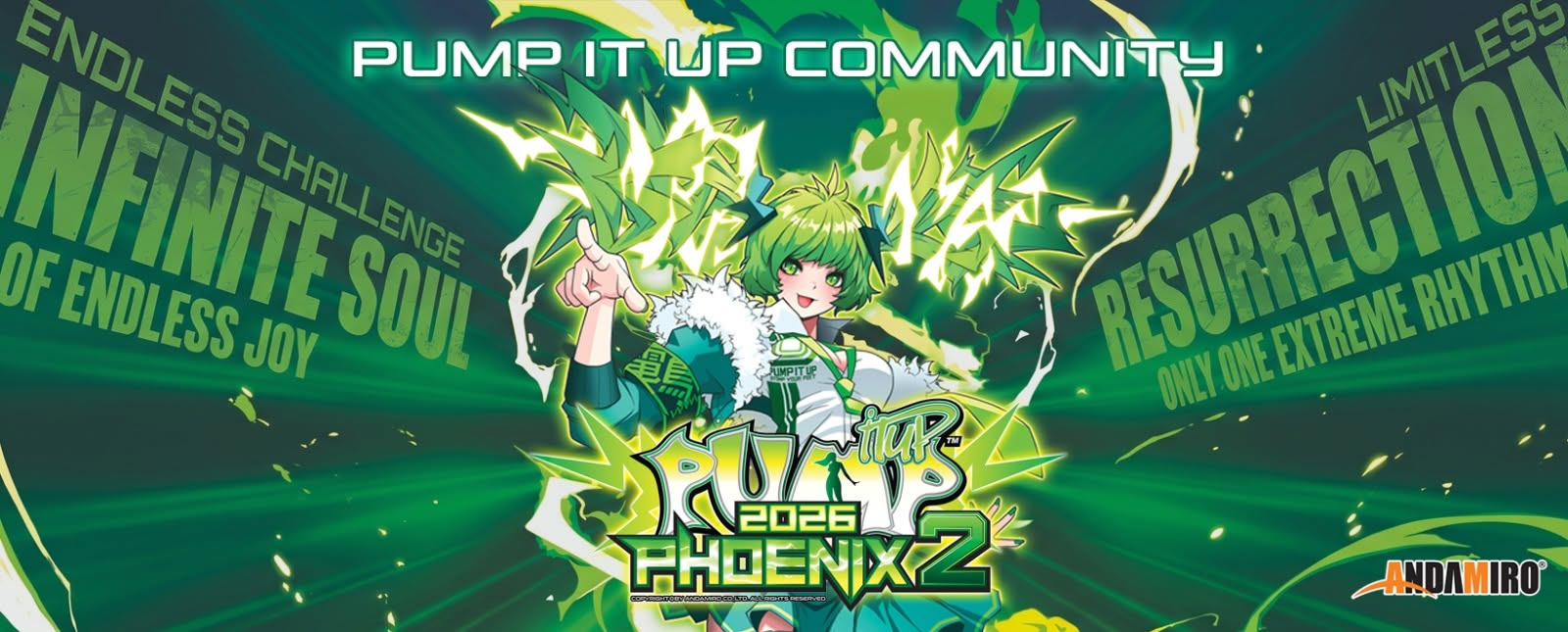 Arte promocional de Pump It Up Phoenix 2 Community